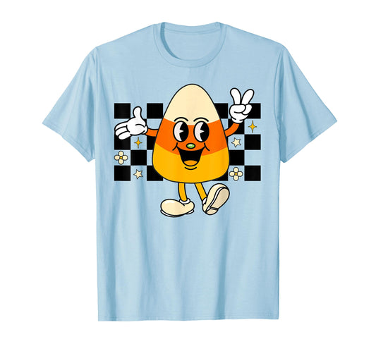 Cute Retro Halloween Candy Corn Pumpkin Costume Kids Toddler T-Shirt