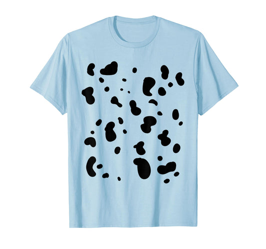 Dalmatian Costume Dog Halloween Kids Adult Women Men Toddler T-Shirt