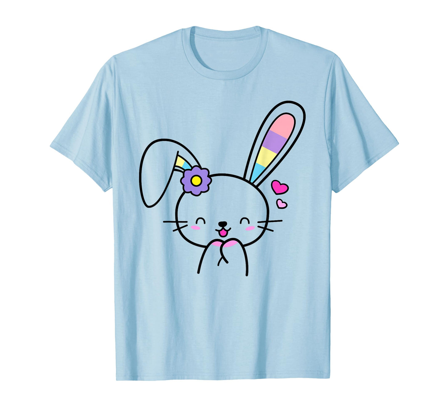 Kawaii Pink Pastel Bunny Decora Fairy Kei Japanese Aesthetic T-Shirt