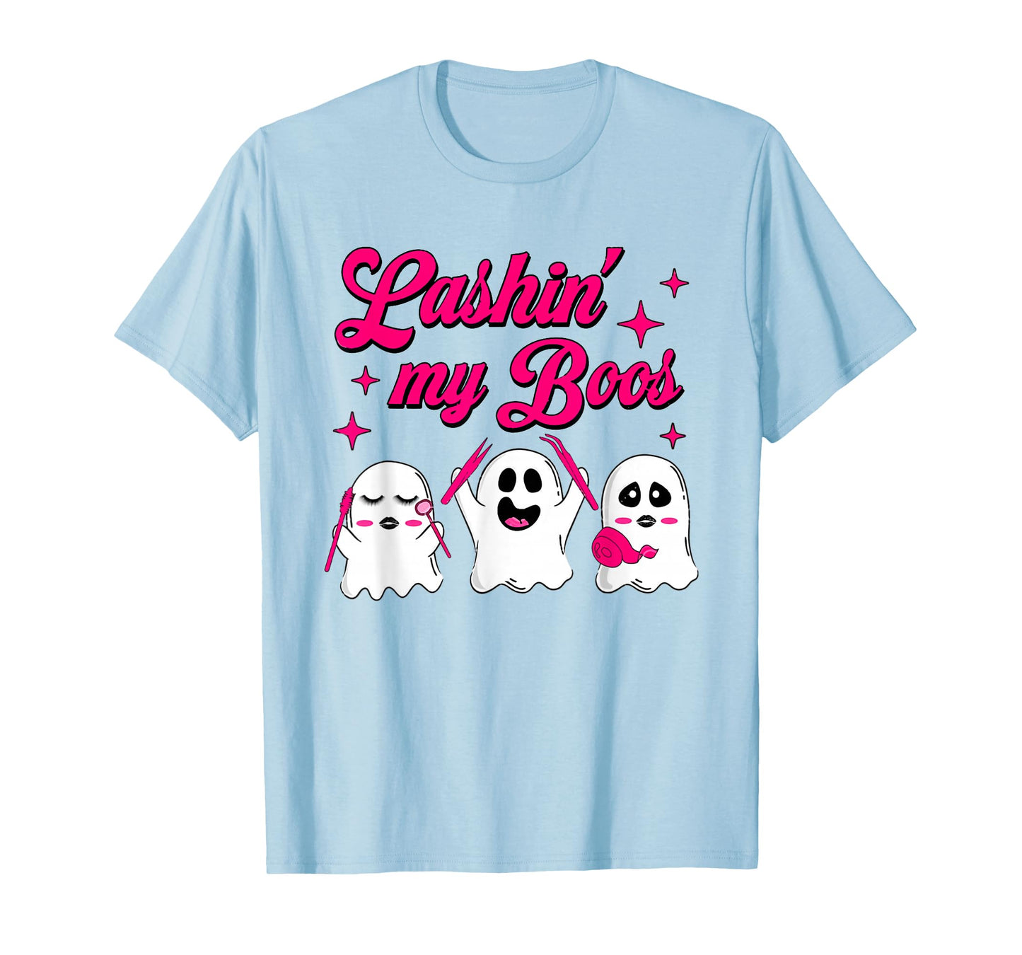 Lashin My Boos Halloween Spooky Lash Artist Lash Tech T-Shirt