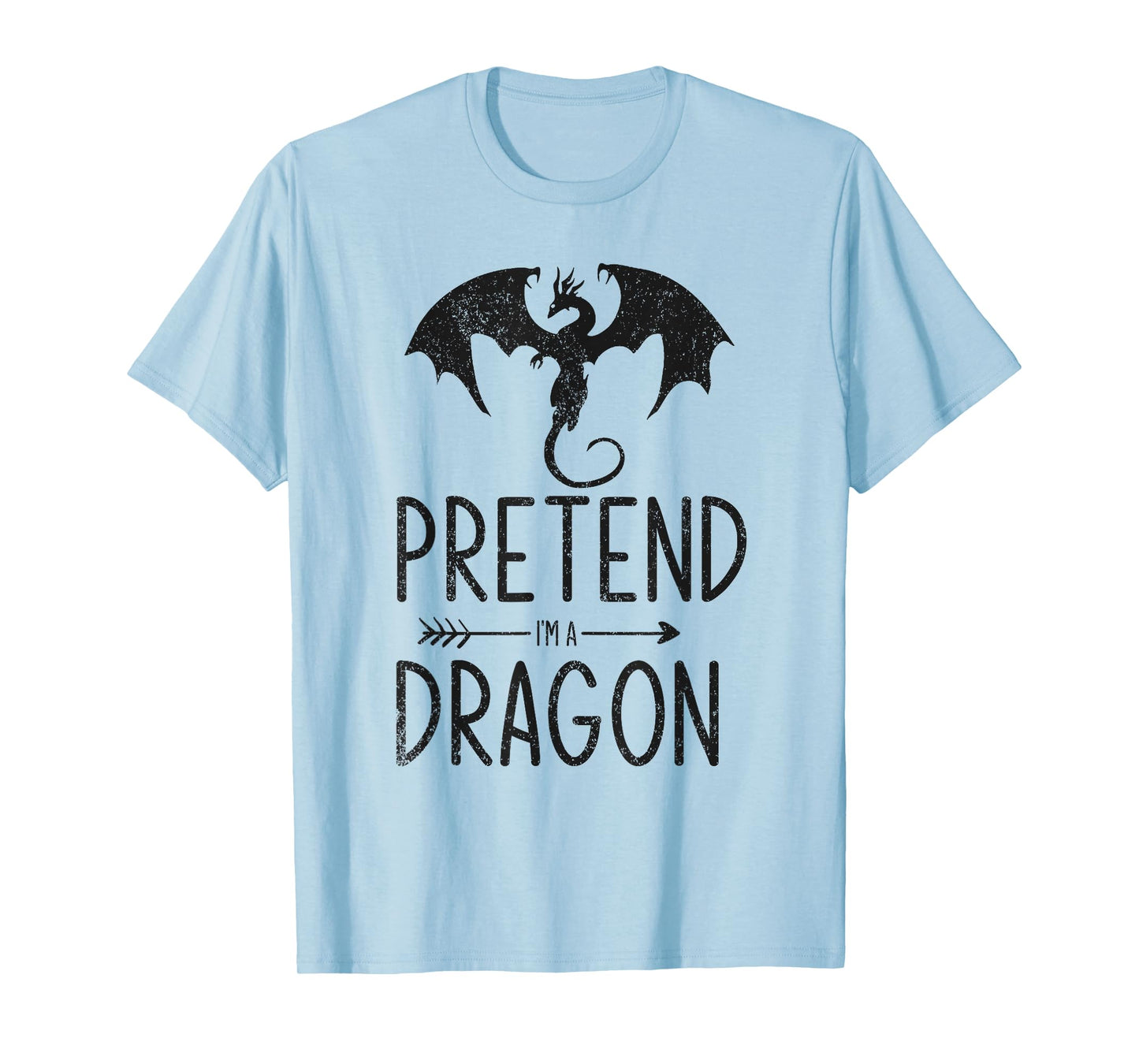 Funny Halloween Costume Pretend I'm A Dragon Birthday Xmas T-Shirt