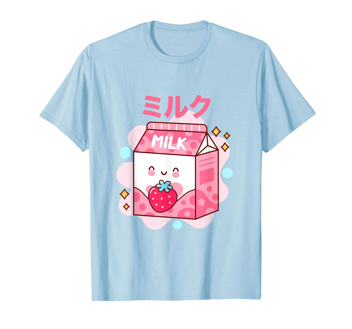 Japanese Strawberry Milk - Pink Strawberry Milk Shake Carton T-Shirt