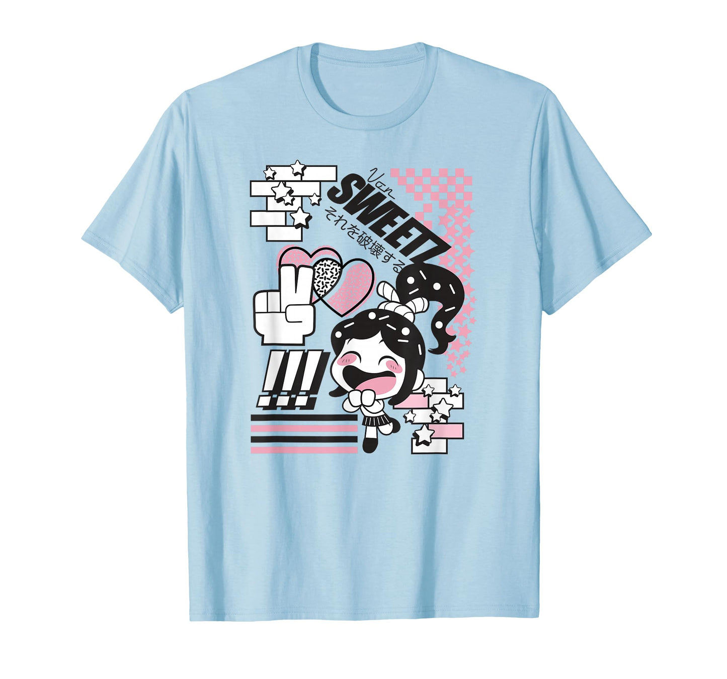 Disney Wreck-It Ralph Von Sweetz Vanellope Kawaii Logo T-Shirt