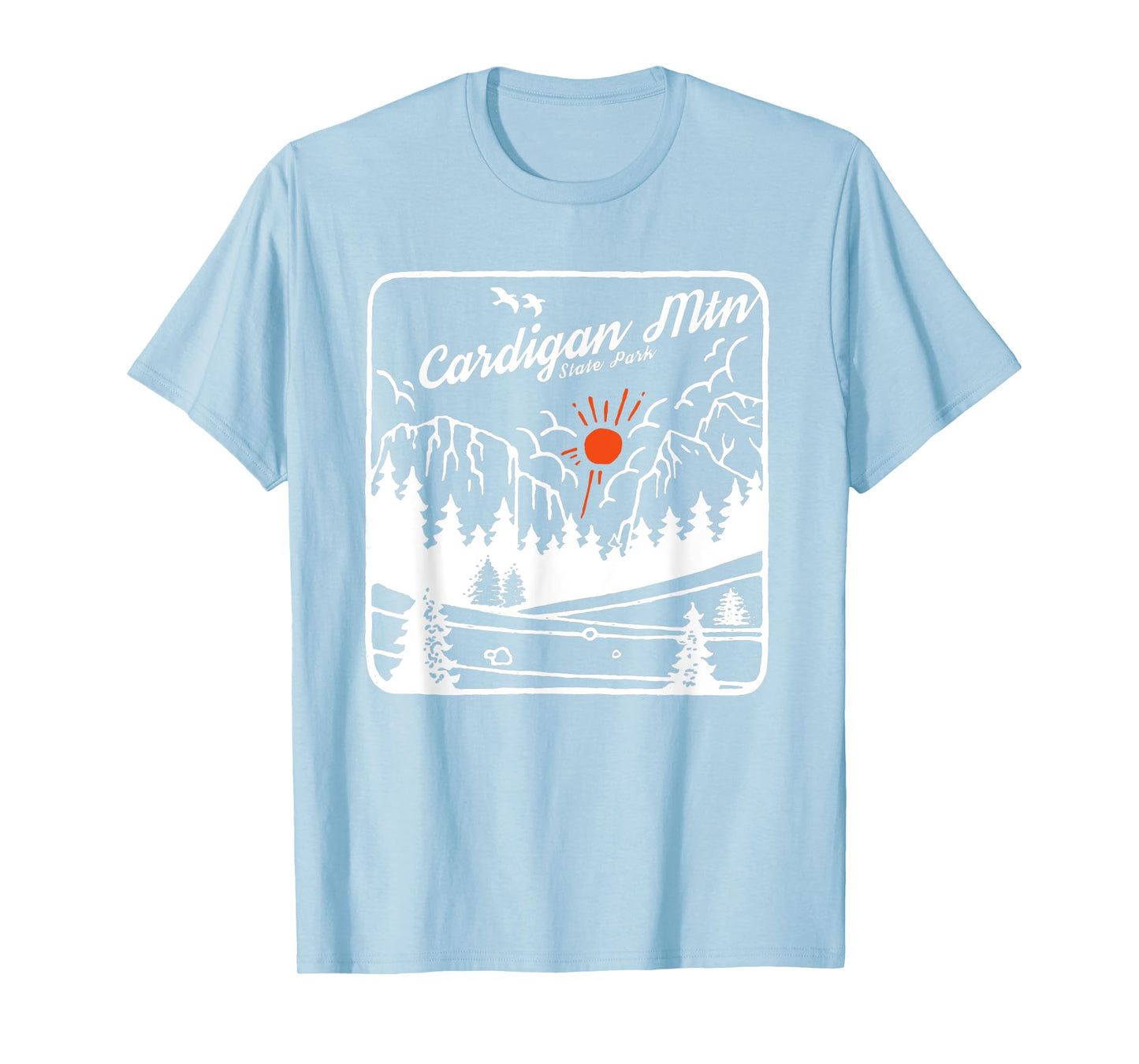 Cardigan Mountain State Park New Hampshire Modern Cool NH T-Shirt