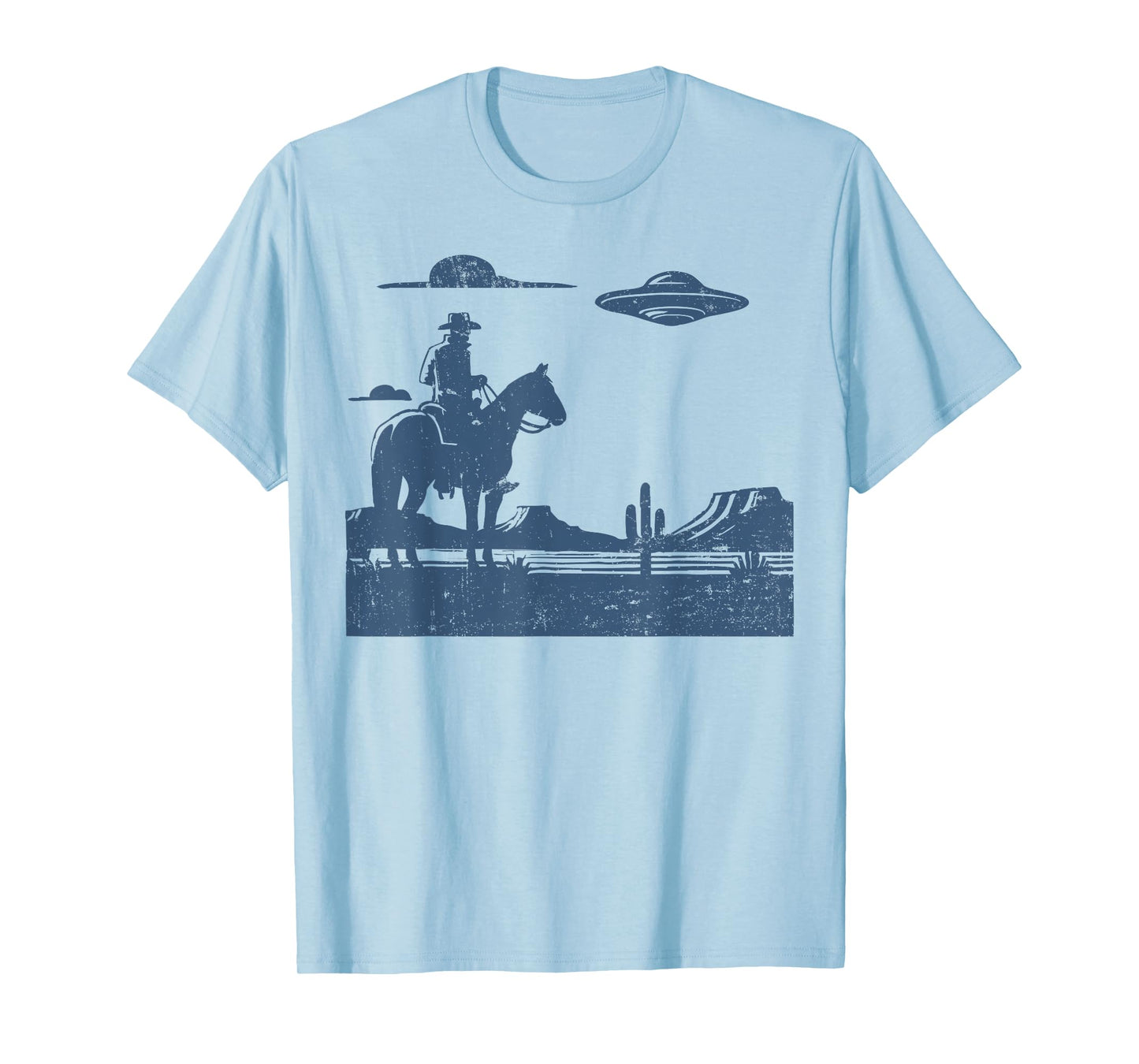 Western Cowboy UFO vintage T-Shirt