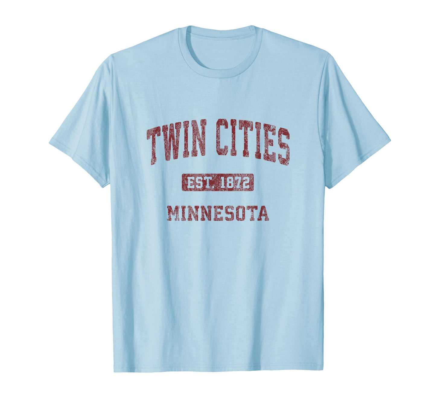 Twin Cities Minnesota MN Vintage Athletic Sports Design T-Shirt