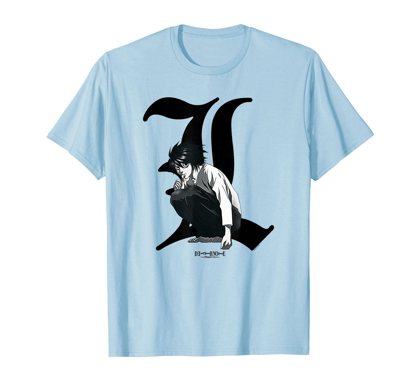 Death Note Old English L Anime T-Shirt