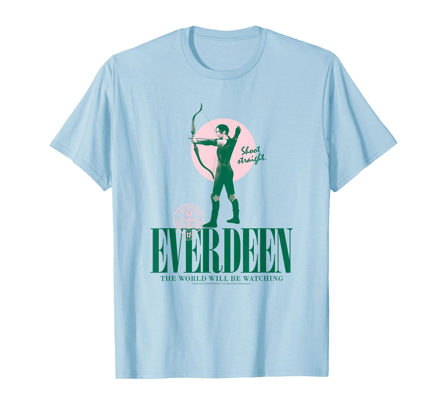 The Hunger Games Shoot Straight Katniss Everdeen Movie T-Shirt