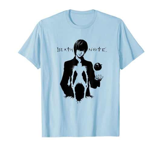 Death Note Light Silhoutte with Ryuk Anime T-Shirt
