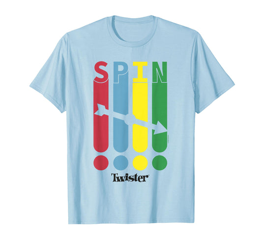 Twister Vintage Retro Spin Classic Game Board Color Logo T-Shirt