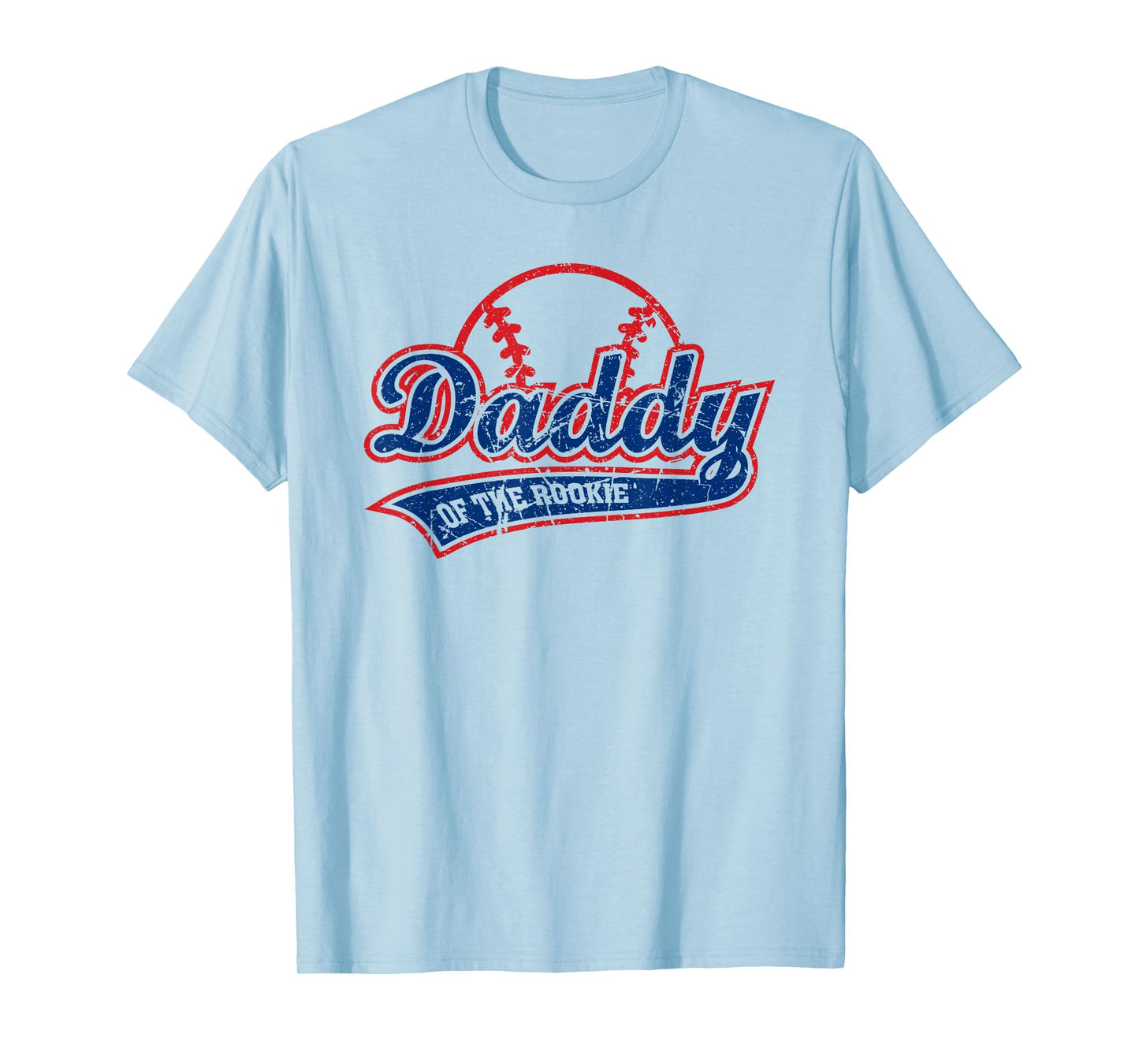 Funny Vintage Baseball Daddy of the Rookie T-Shirt