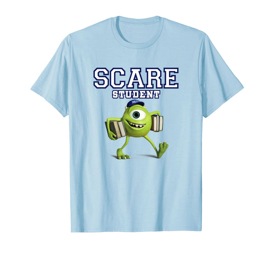 Disney Pixar Monsters University Mike Scare Student Big Logo T-Shirt