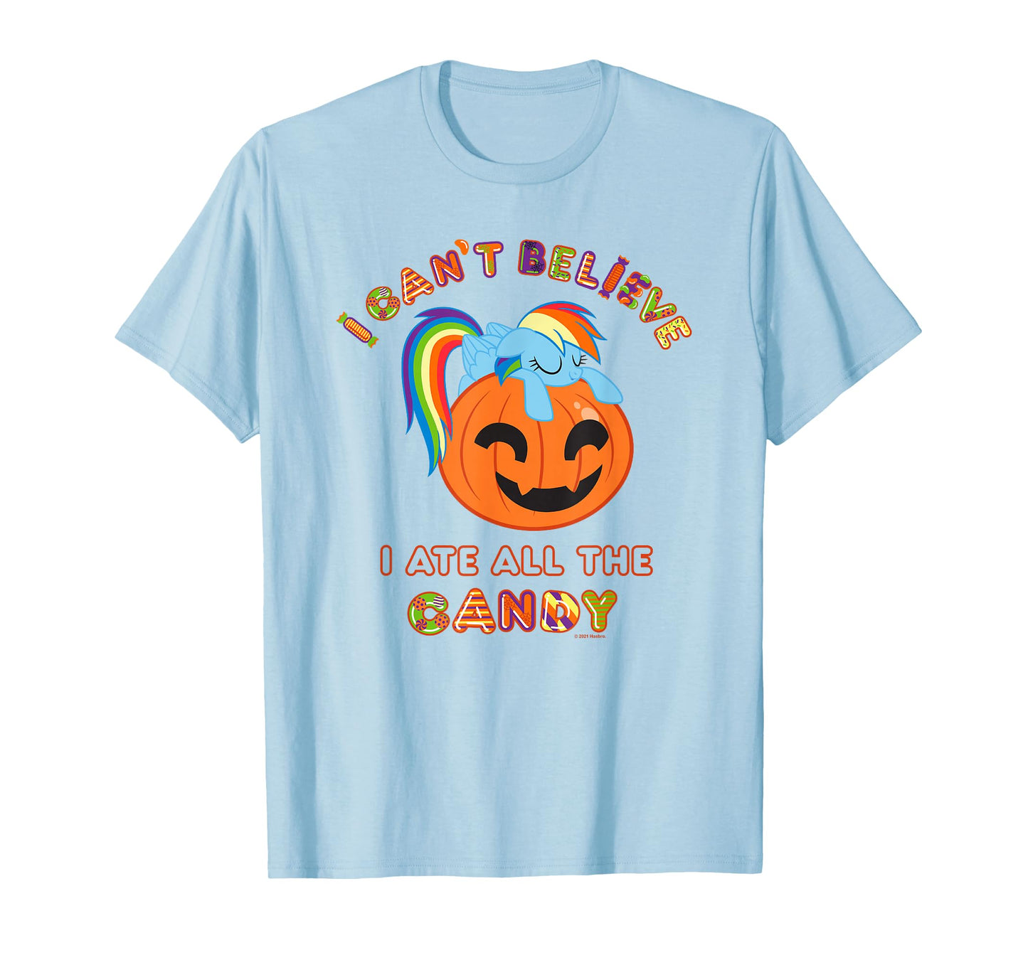 My Little Pony Halloween Rainbow Dash Ate All The Candy T-Shirt