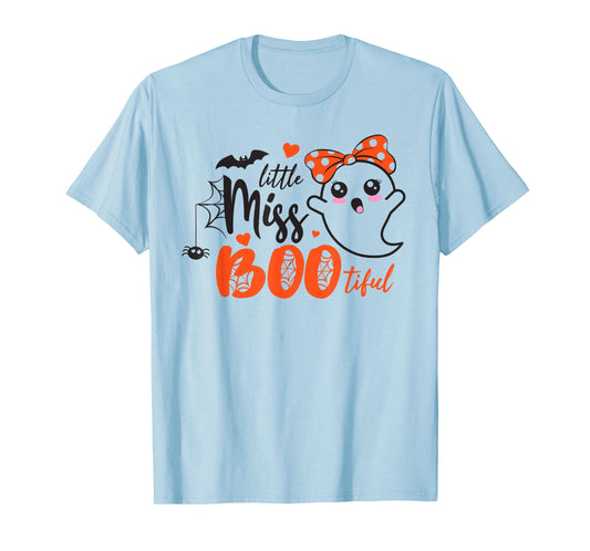 Beautiful Girl Ghost Halloween Costume Miss Bootiful Ghost T-Shirt