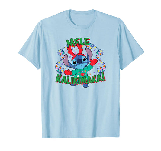 Disney Lilo & Stitch Christmas Mele Kalikimaka! T-Shirt