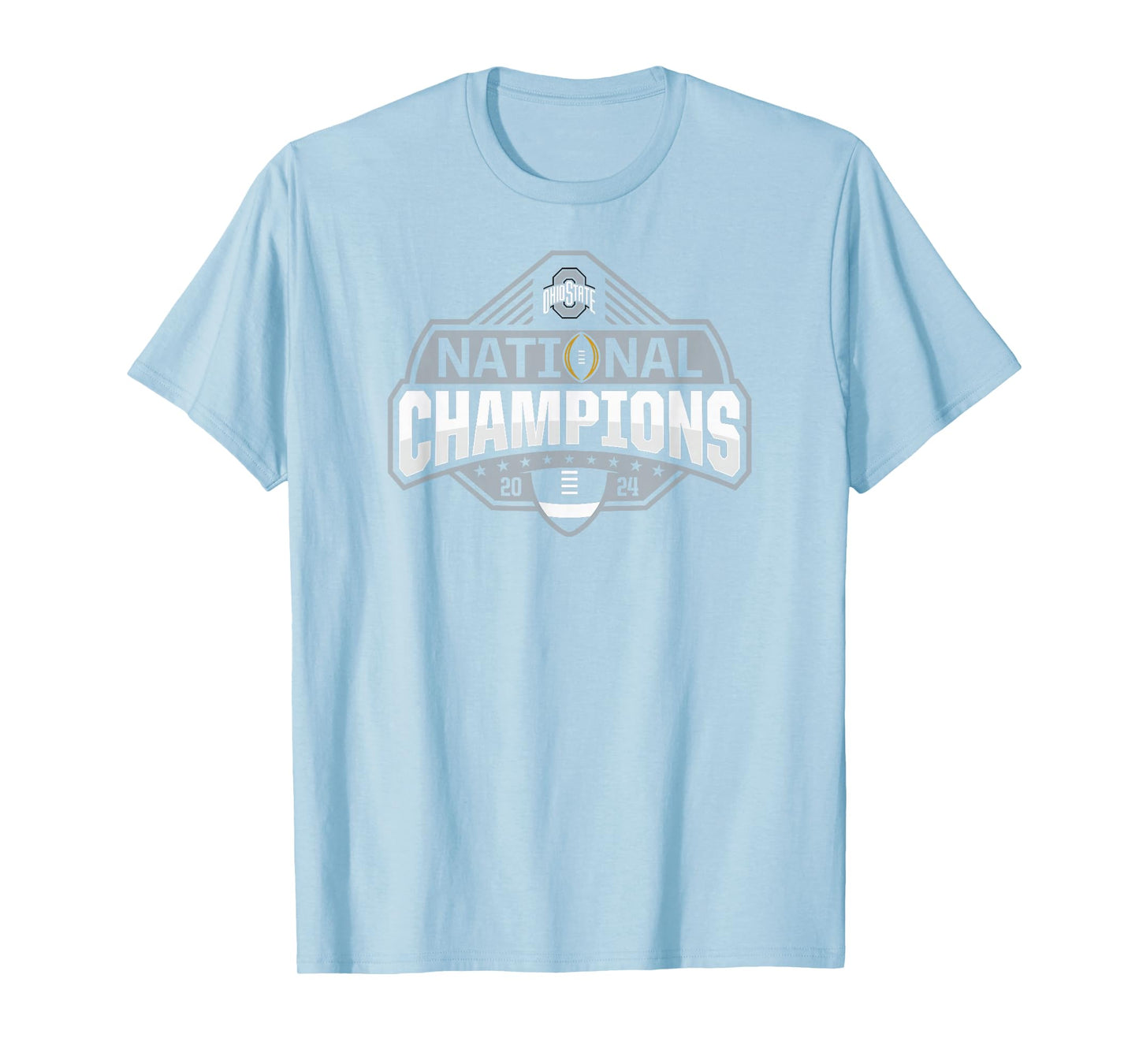 Ohio State Buckeyes National Champs 2024 Official Logo Red T-Shirt
