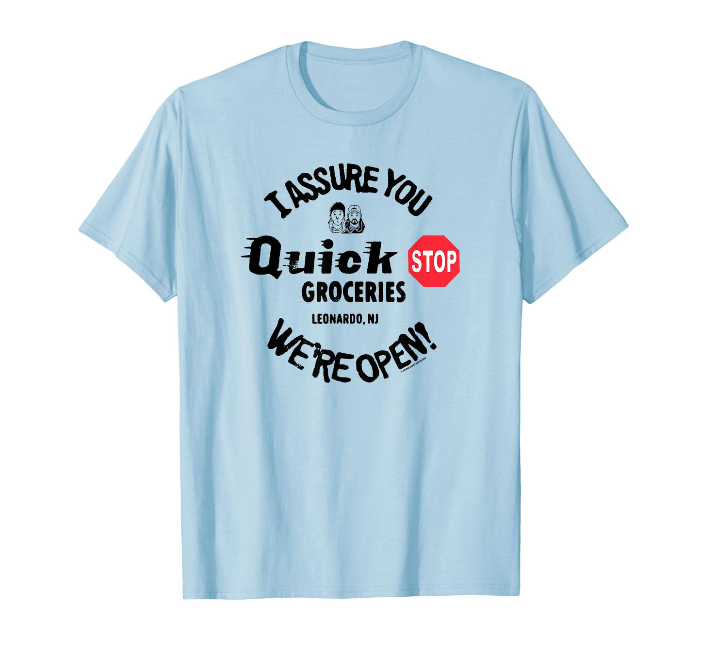 Jay and Silent Bob Quick Stop Groceries Sign T-Shirt