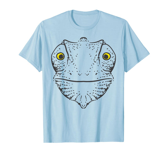Chameleon Face Funny Lazy DIY Costume Easy Halloween T-Shirt