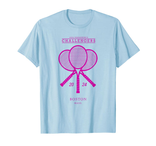 Pink Tennis Rackets - Challengers Movie T-Shirt