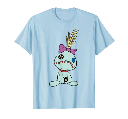 Disney Lilo & Stitch Cute Scrump Doll Big Chest Portrait T-Shirt