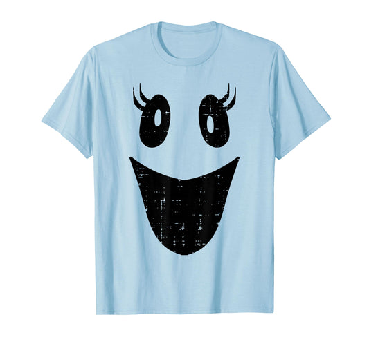 Ghost Cute DIY Halloween Costume Girls Women Kids Teens T-Shirt