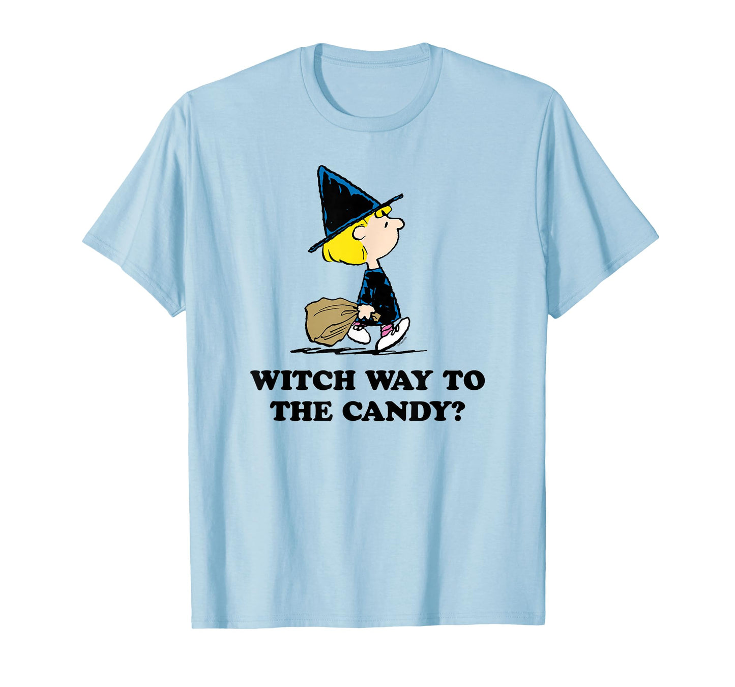 Peanuts - Sally Halloween Witch Way To The Candy? T-Shirt