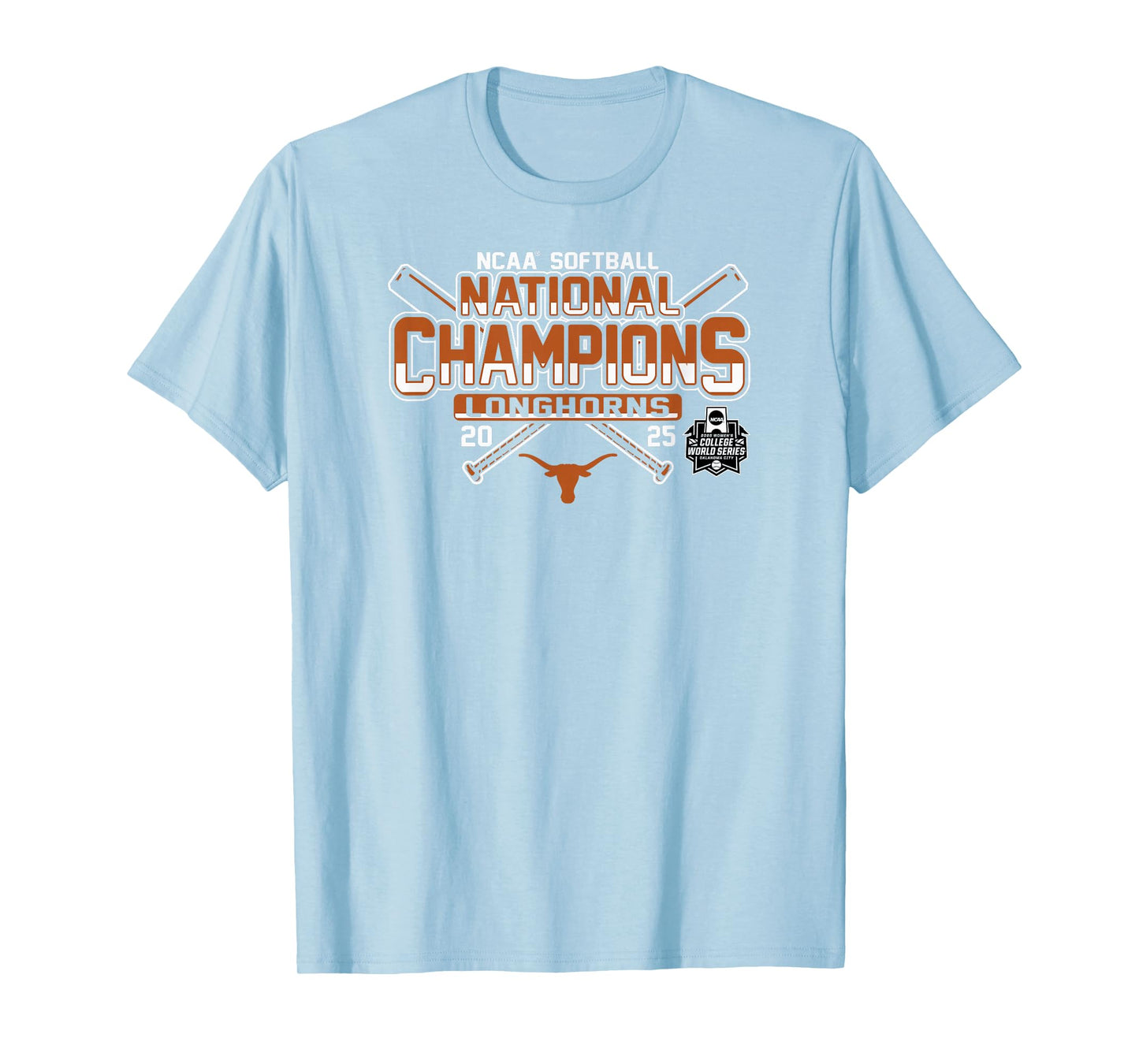 Texas Longhorns Softball National Champs 2025 WCWS Gray T-Shirt