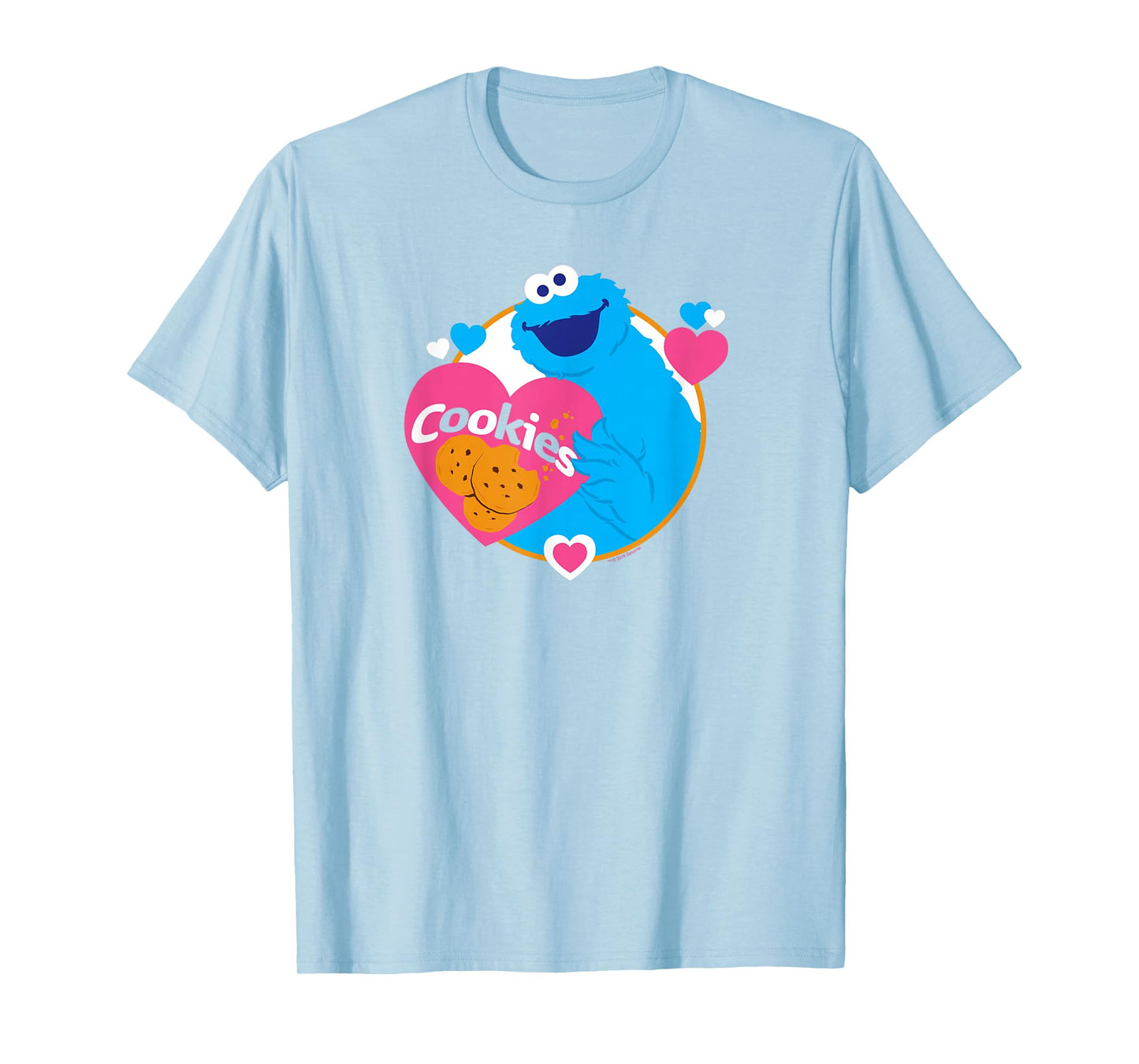 Sesame Street Cookie Monster Love Cookies T-Shirt