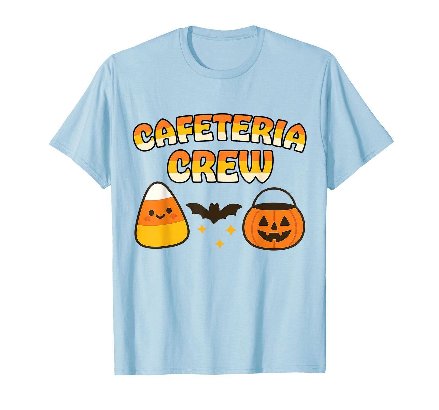 Lunch Lady Halloween Cafeteria Crew Fall Candy Corn Cute T-Shirt