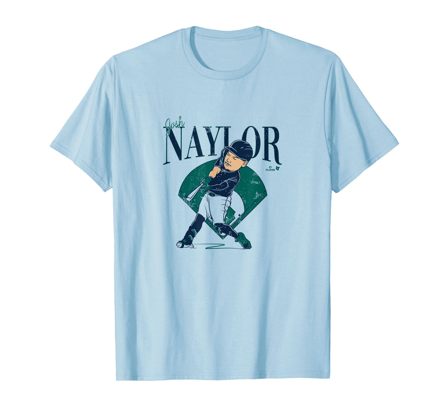 Josh Naylor - Diamond Caricature - Seattle Baseball T-Shirt