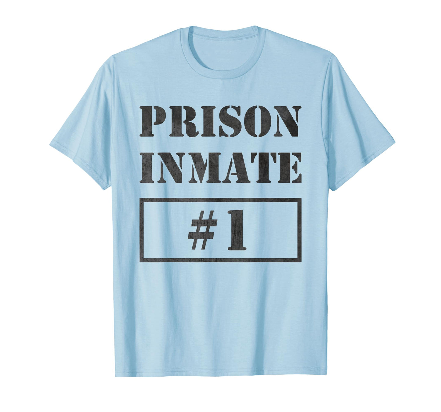 Prisoner Costume T-Shirt Inmate Funny Orange Escaped Jail T-Shirt