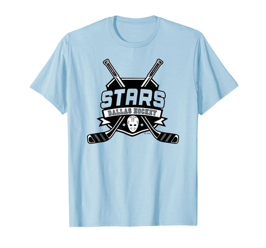Dallas Stars Hockey Sticks Green Officially Licensed T-Shirt