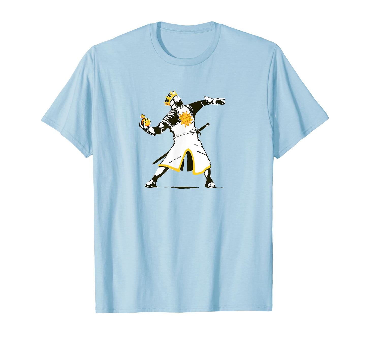 King Arthur lobbeth Thy holy Hand Grenade Funny Graffiti Art T-Shirt