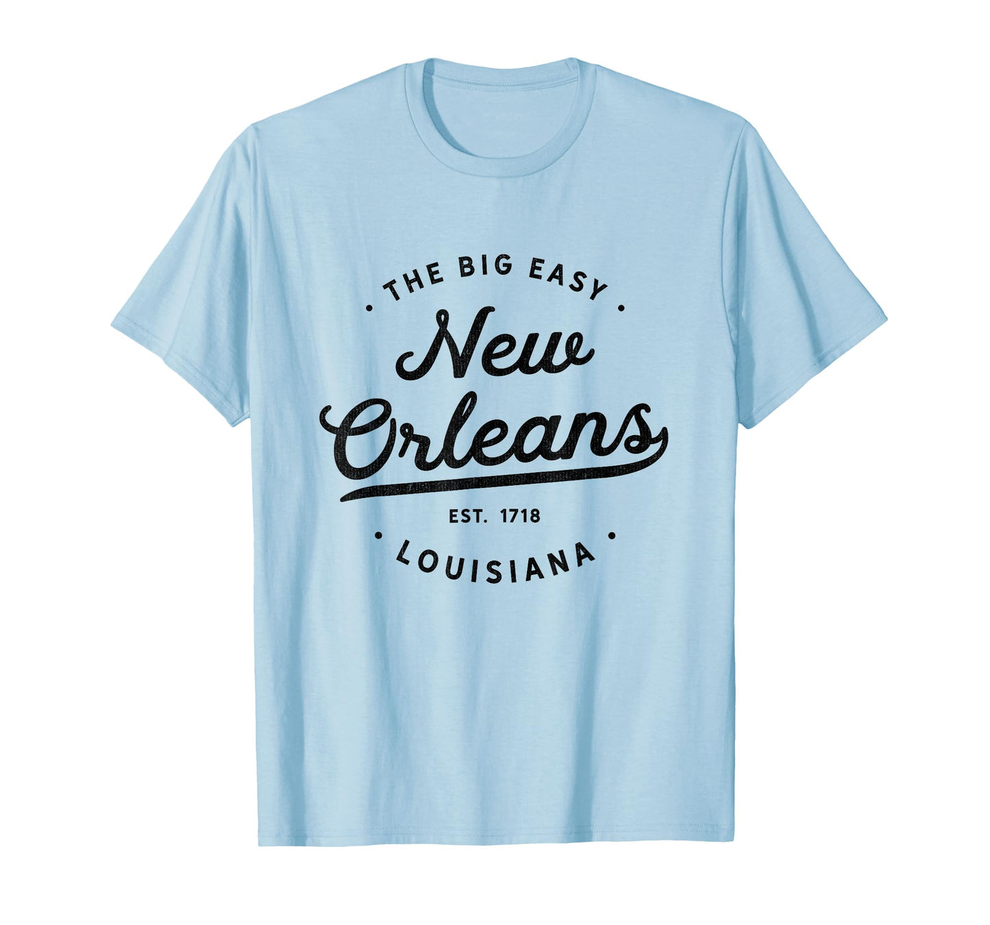 Classic Retro Vintage New Orleans Louisiana Casual Big Easy T-Shirt