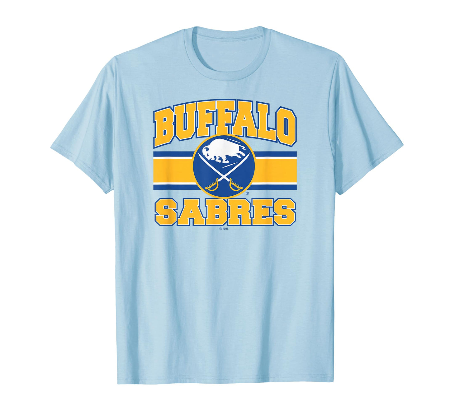 Buffalo Sabres Stripe Gray Officially Licensed T-Shirt
