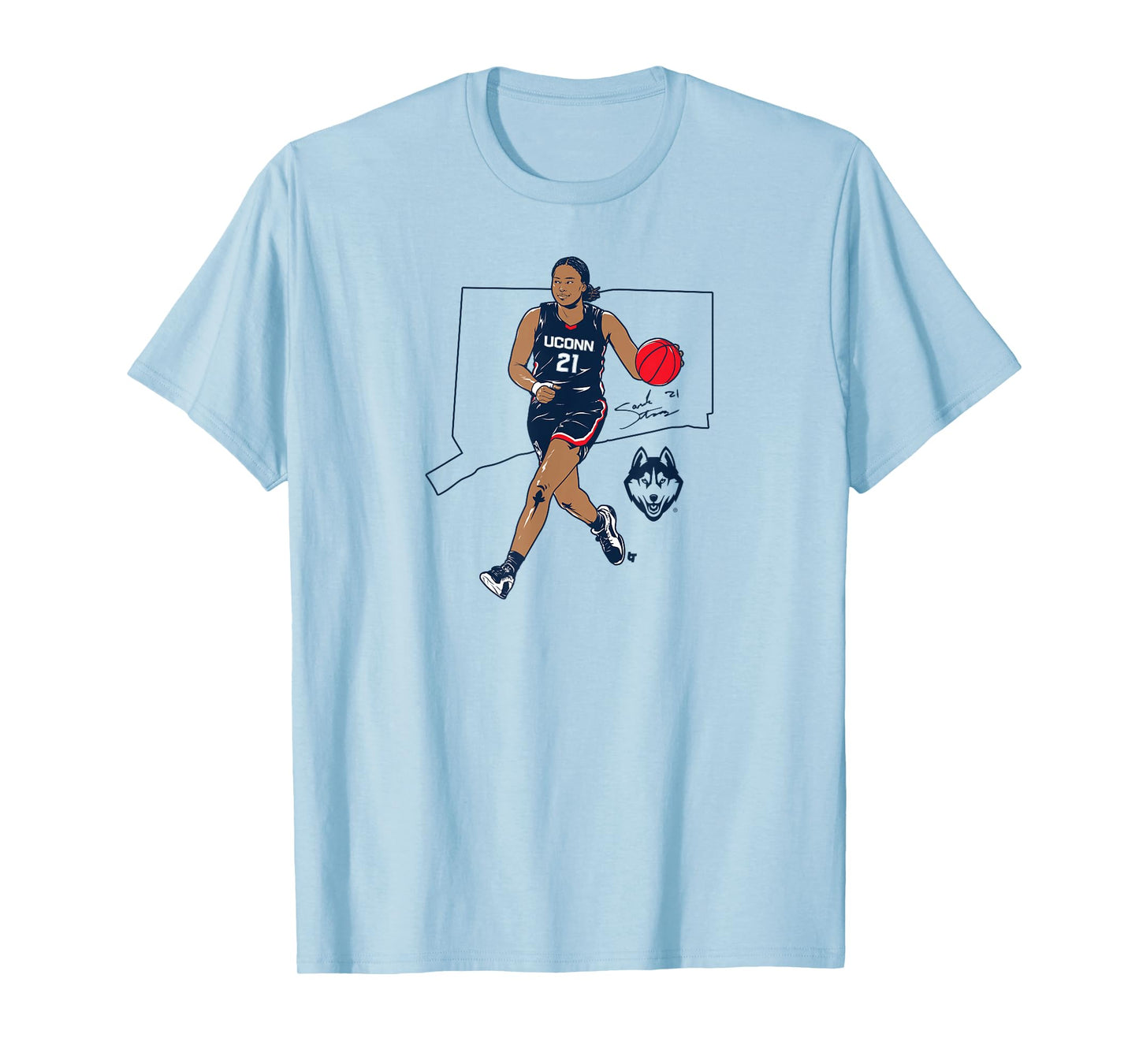 UConn Basketball: Sarah Strong State Star T-Shirt