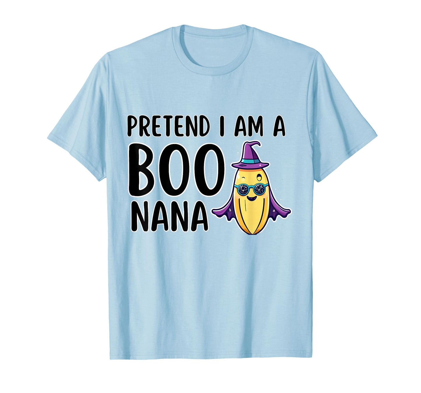 Funny Lazy Halloween Costume Boo Pretend I Am A Banana T-Shirt