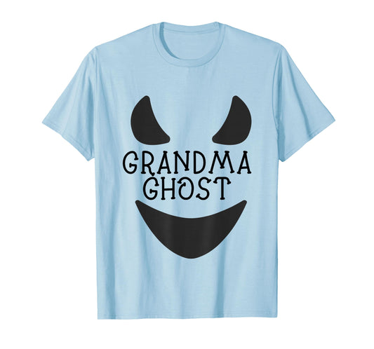 Grandma Ghost Matching Family Halloween Costume T-Shirt