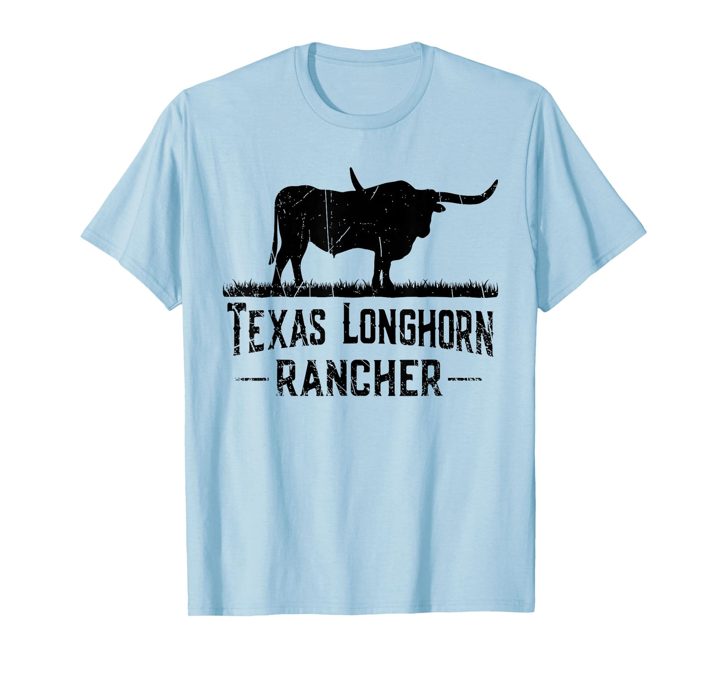 Texas Longhorn Rancher - Longhorn Cow for Cattle Farmer T-Shirt
