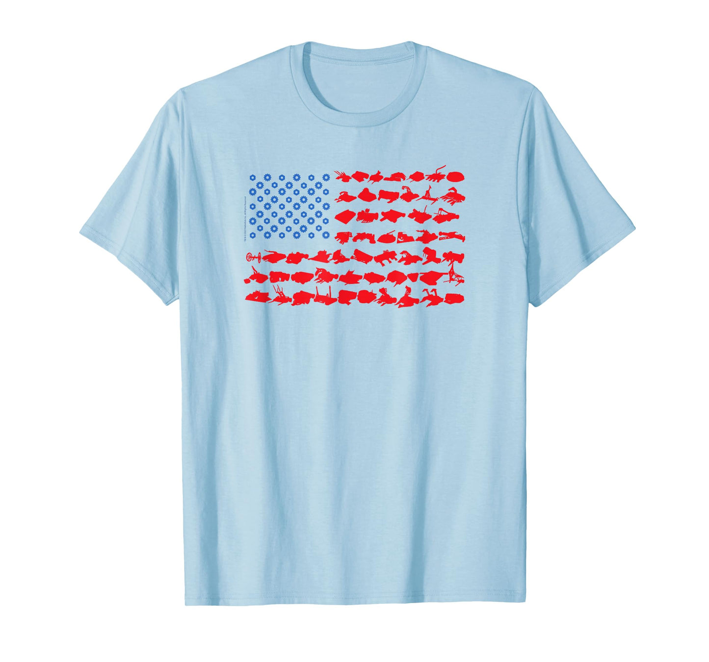 BattleBots Silhouette Flag T-Shirt