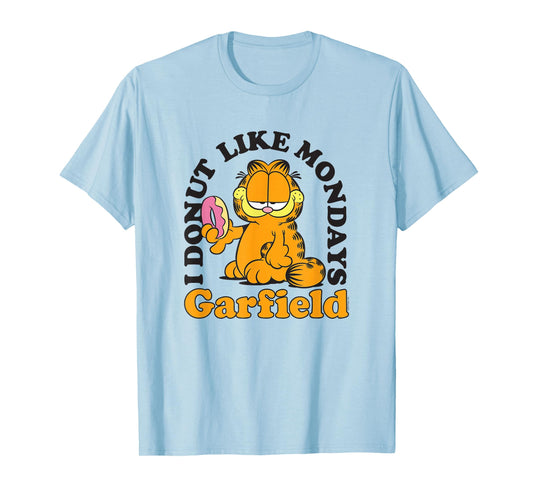 Garfield I Donut Like Mondays Cartoon Cat T-Shirt