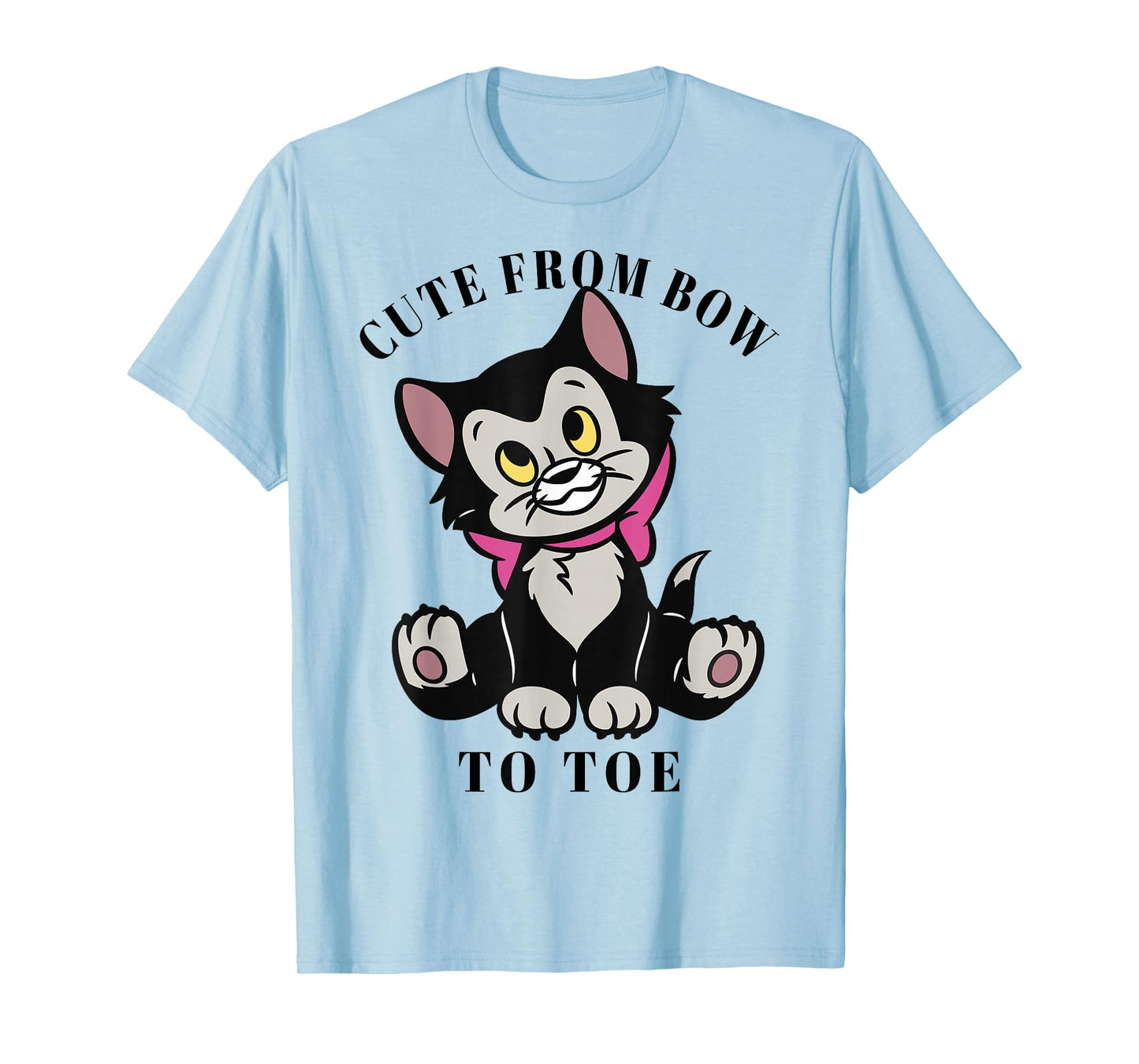 Disney Pinocchio Figaro Cute from Bow to Toe T-Shirt