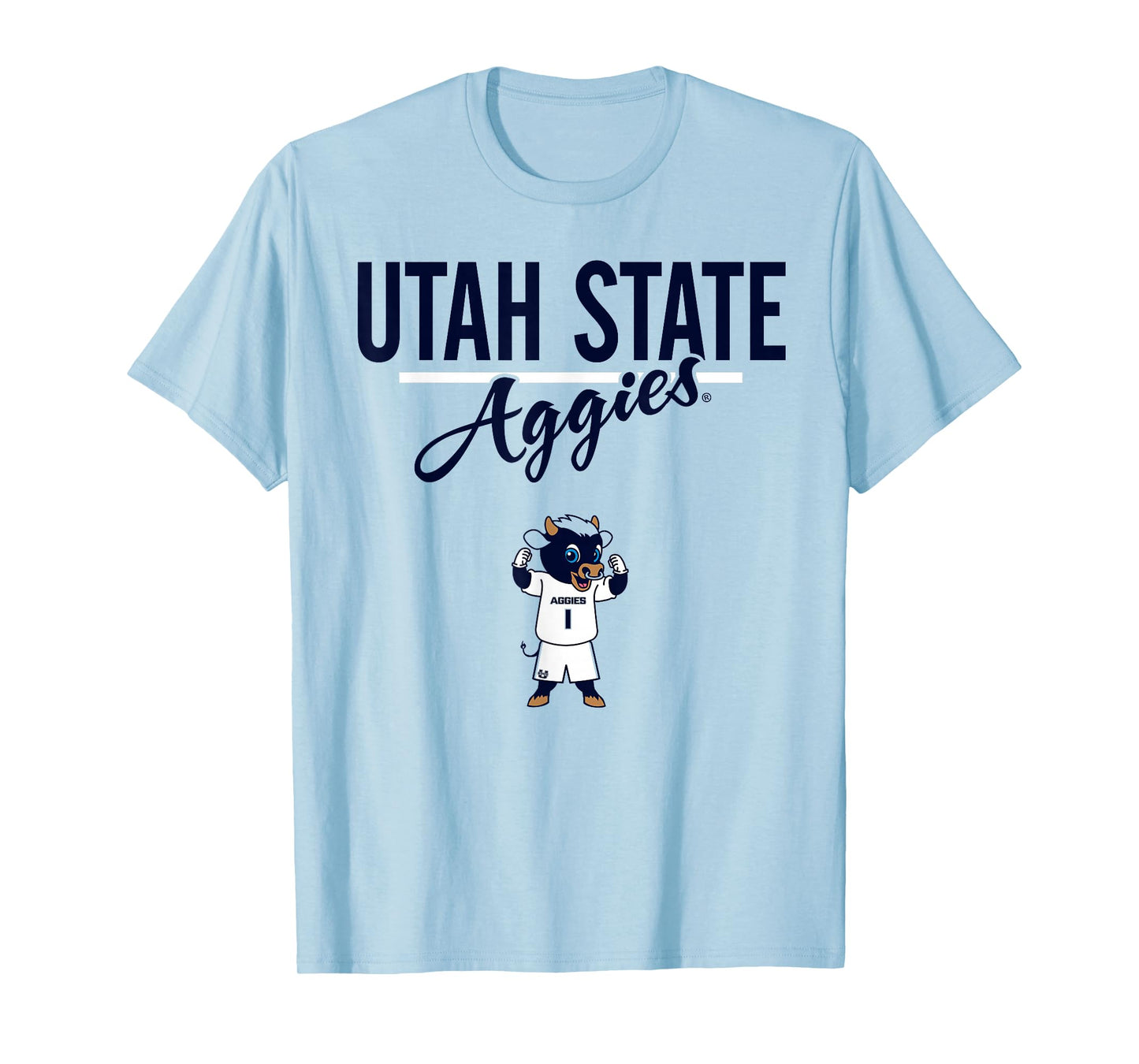 Utah State Aggies Big Blue Gray Officially Licensed T-Shirt