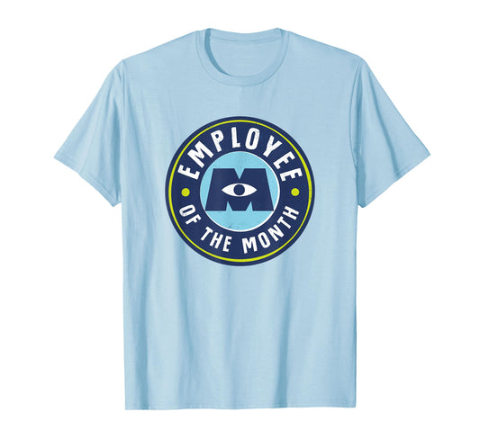 Disney Pixar Monsters, Inc. Employee Of The Month Chest Logo T-Shirt