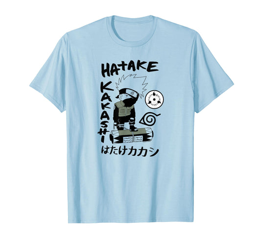 Naruto Shippuden Hatake Kakashi Chibi Drawing Anime T-Shirt