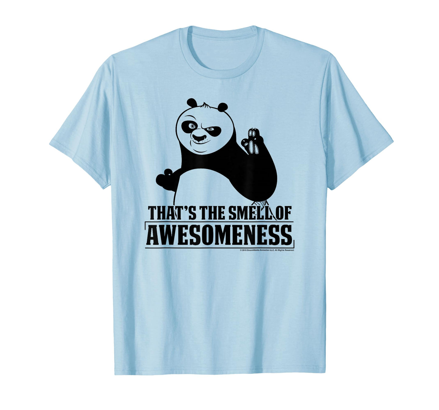 Kung Fu Panda Smell The Awesomeness Po Portrait T-Shirt