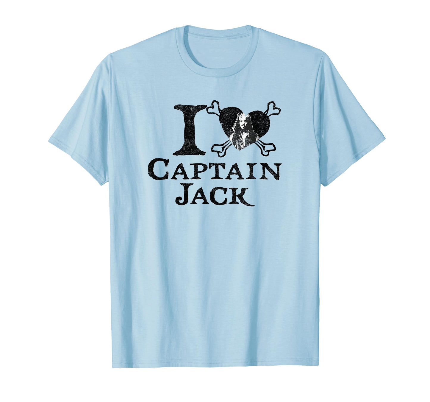 Disney Pirates of The Caribbean I Heart Captain Jack T-Shirt