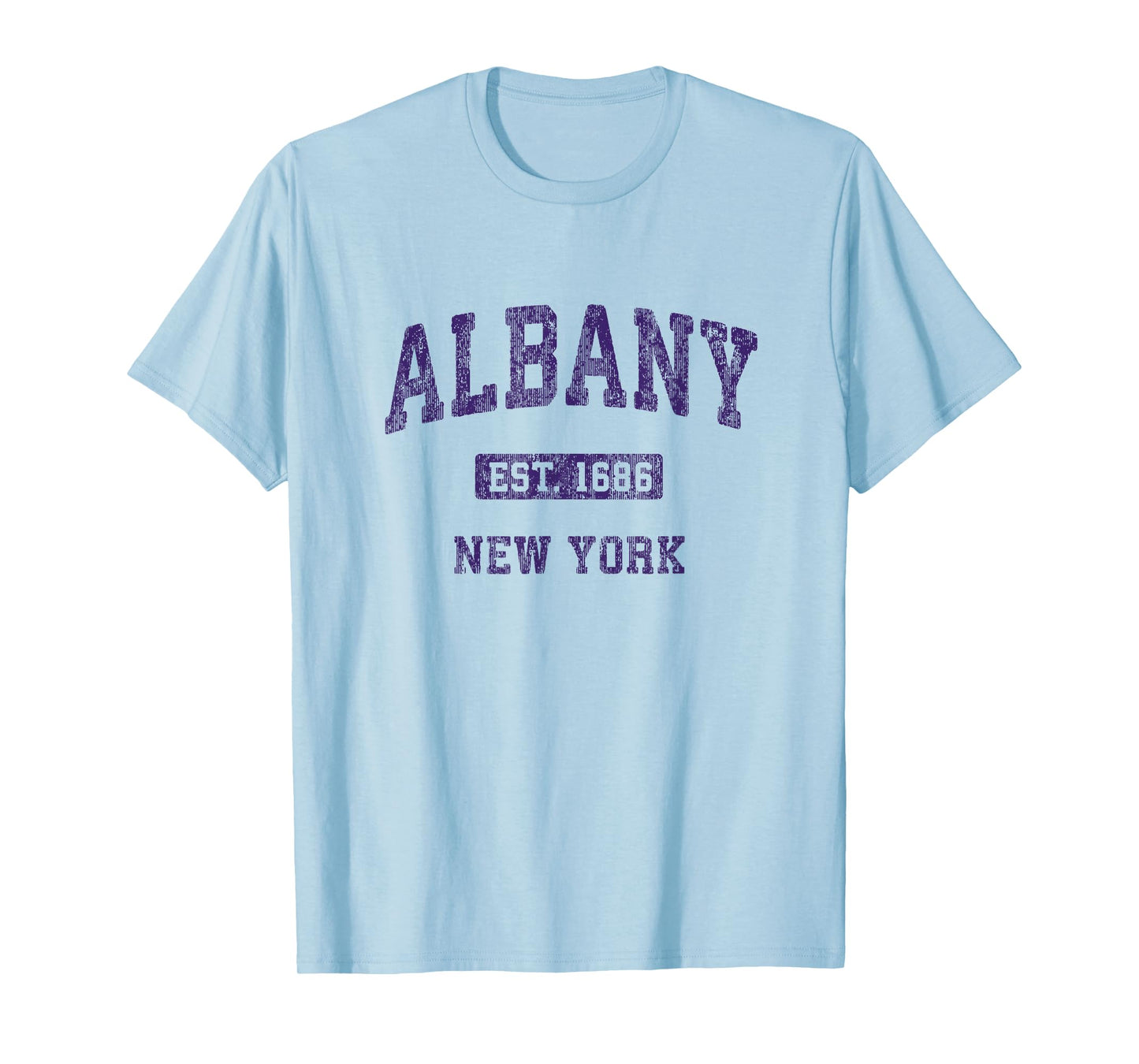 Albany New York Vintage Athletic Sports Design T-Shirt