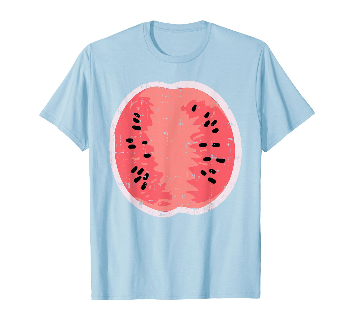 Watermelon Funny Fruit Food Lazy DIY Easy Halloween Costume T-Shirt
