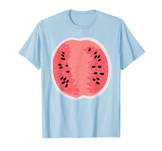 Watermelon Funny Fruit Food Lazy DIY Easy Halloween Costume T-Shirt